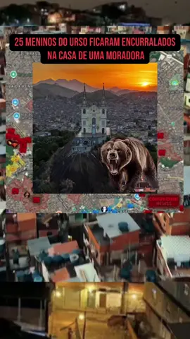 25 meninos do urso ficaram encurralados na casa de uma moradora. #cpx #penha #alemao #rj #operacaopolicial #bope #noticias #fyp #urso 