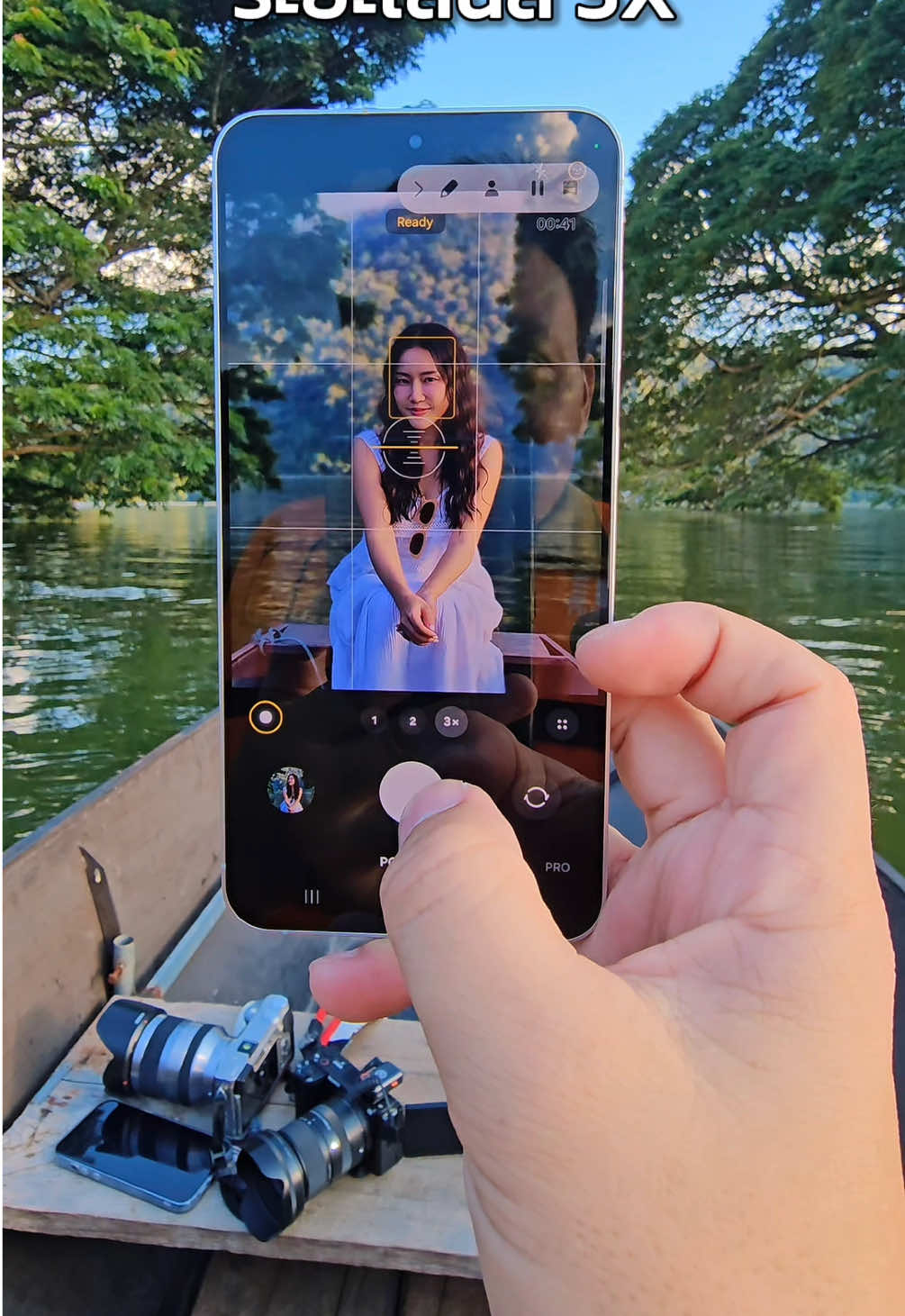 ไอเดียถ่ายรูปแฟน (ต้นไม้)กลางน้ำ #เที่ยวพร้าว #เชียงใหม่ #สอนถ่ายรูป #รีวิวs25fe #samsung 