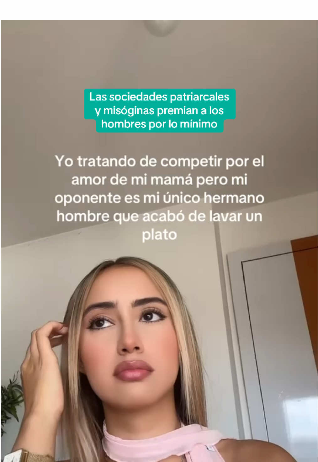 #pegar con @Lore🐆 El trabajo doméstico, de crianza y cuidados sigue siendo ajeno para los hombres. #nuevasmasculinidades #patriarcado #misoginia #machismo 