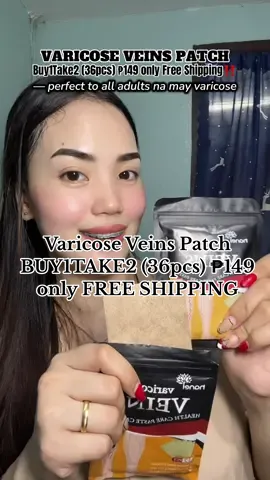 perfect sa mga nanay, tita and lola na may mga varicose and spider veins. Naka buy1take2 (36pcs) ₱149 lang free shipping pa. #varicose #varicoseveins #varicosetreatment #helpful #treatment #fyp 