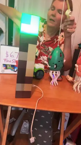 Upgraded Pixel Torch Night Light – USB Pluggable LED Wall Lamp | Handheld Flashlight for Kids Room, Holiday Party & Creative Home Decor,Halloween and Christmas gifts