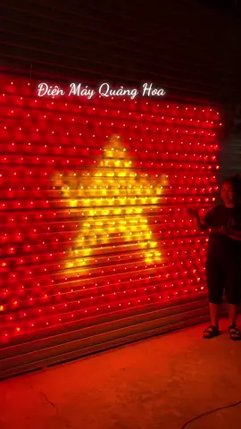 Đèn Led Lá Cờ Việt Nam trang trí đón Tết #cotoquoc🇻🇳 #lacovietnam🇻🇳 #dienmayquanghoa37 