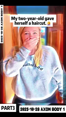 My two-year-old gave herself a haircut.#fyp #tiktok #viral #foryou 