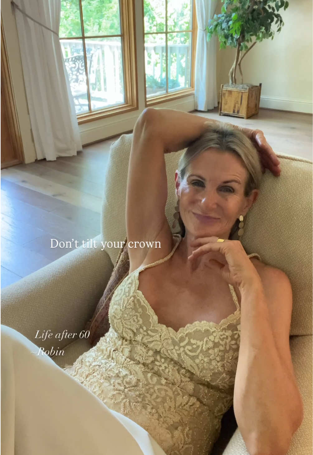 Over 60 and still standing tall ✨  Age is power, grace, and a touch of sass. So hold your head, high beautiful… and don’t you dare tilt that crown Drop a 👑 or comment if you believe confidence doesn’t come with an expiration date✨  ##ageisjustanumber##womenover60##contentcreatorover60##thisis60plus