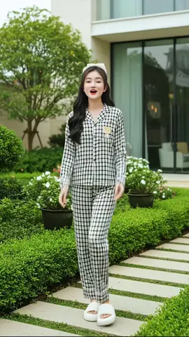 Set bộ pijama gân nhung dài tay thu đông #thoitrangnu #reviewquanaonu #setbothudongnu #bodaitaythudongnu #setbomacnhanu 