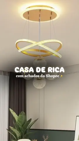Luminária de teto Nórdico de luxo lustre✨💫#lustre #luminaria #decoração #lustrependente 