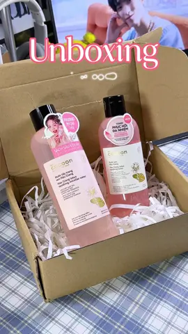 Màu hồng siu iu 💕  #linlinriviu #unboxing #cocoon #nuoctaytrangsenhaugiang #nuocsenhaugiang 