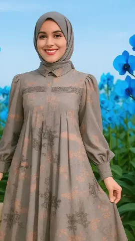 SEDAYU DRESS GAMIS STYLE B BY ZAMEER #dress #gamis #style #fyp #klikkeranjangkuning 