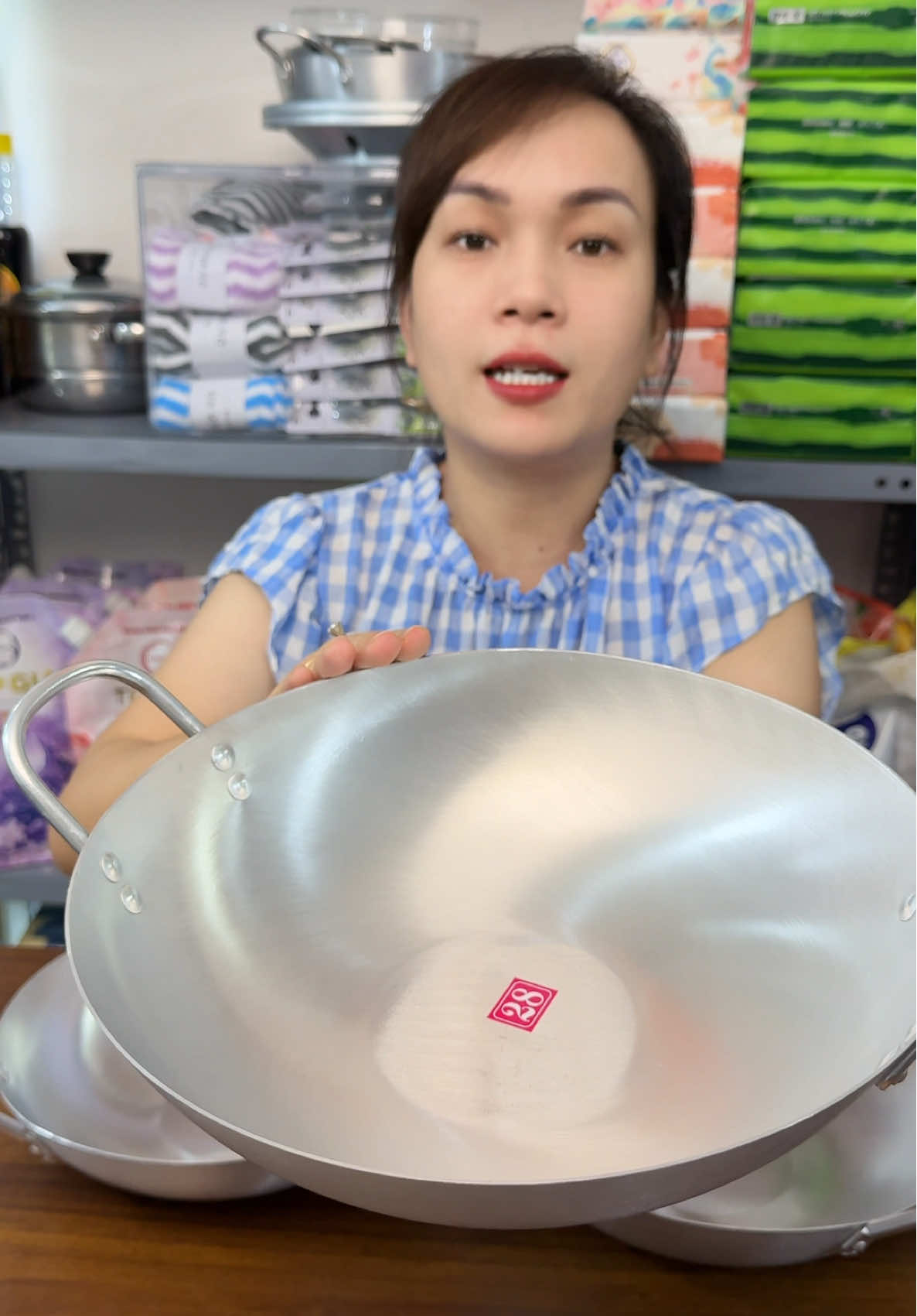 Chảo nhôm đúc sáng bóng combo 3 cái 129K miễn ship #khoagiadung246 #xuhuongtiktok #chaonhom #chaonhombong #chaonhomsaulong 