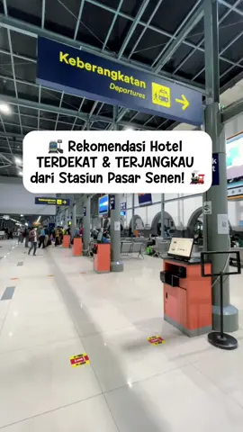 Rekomendasi Hotel di Jakarta Pusat! Cuma 9 menit jalan kaki dari Stasiun Pasar Senen! 🚅 #RedDoorz #RedTravelers #bukasemuapintu #URBANVIEWbyRedDoorz