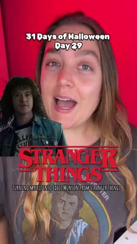 31 Days of Halloween day 29!!!! Turning myself into Eddie Munson from Stranger Things (Joseph Quinn). I'm so sad Stranger Things season 5 is the last one! @Netflix @Stranger Things comment who you think the next character is going to be?! #eddiemunson #strangerthings #josephquinn  #31daysofhalloweenmakeup #eddiemunsoncosplay  Products:  @Maybelline NY build a brow  @L.A. Girl Cosmetics HD concealers in Buff  @urban decay 24/7 glide on liners in hemp milk/tootsie   @NYX Professional Makeup whipped caviar lip liner