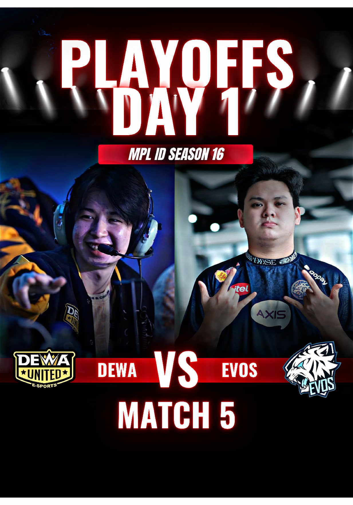 Highlights • EVOS VS DEWA - GAME 5 || MPL ID S16 | PLAYOFFS DAY 1 #mplindonesia #evosesports  #MLBB9TH #MLBB 