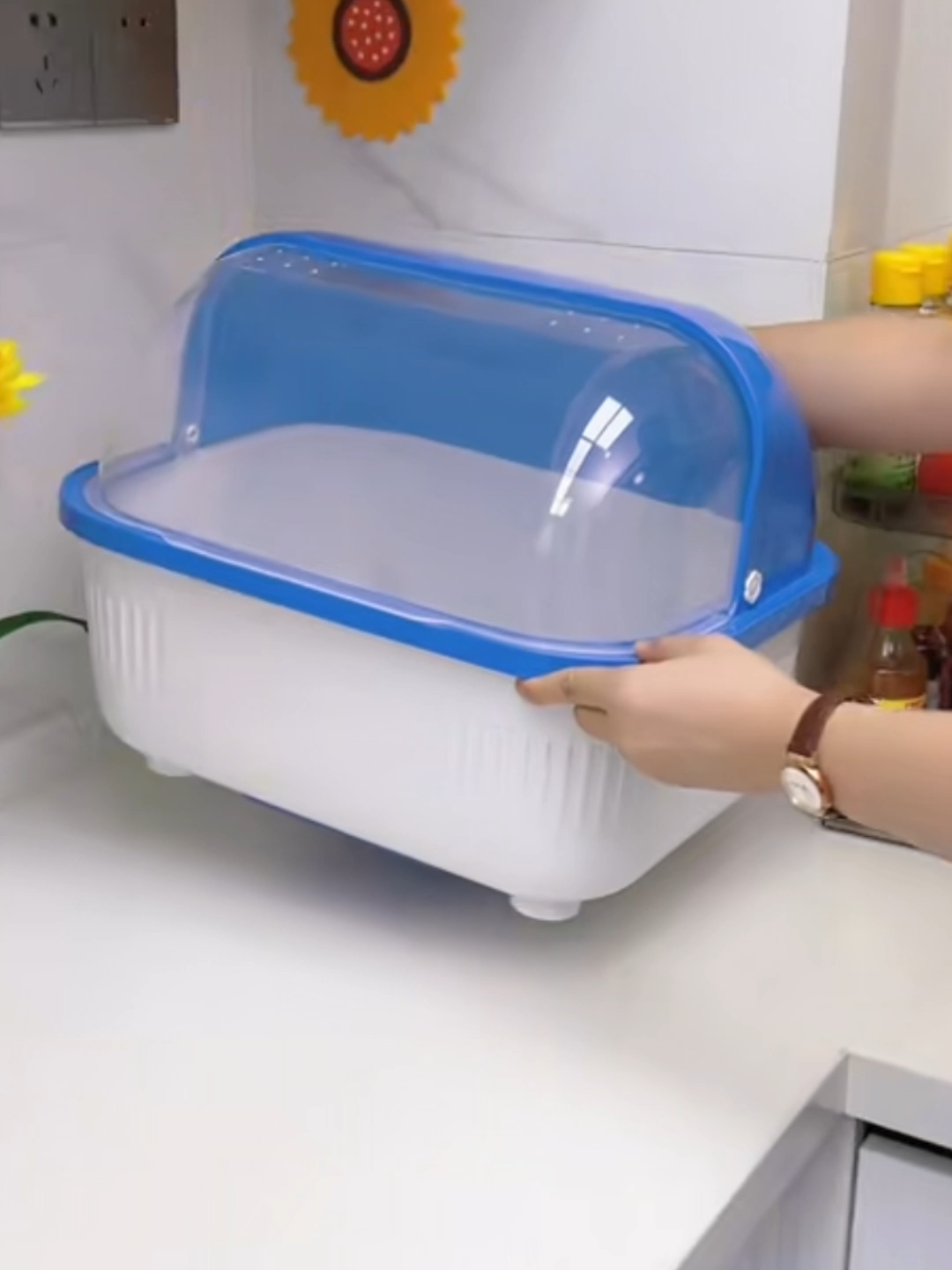 Hộp đựng bát đũa thông minh #dụng_cụ_nhà_bếp #dụngcuthietbitienich #giadung #giadungtienich #giadungthongminh