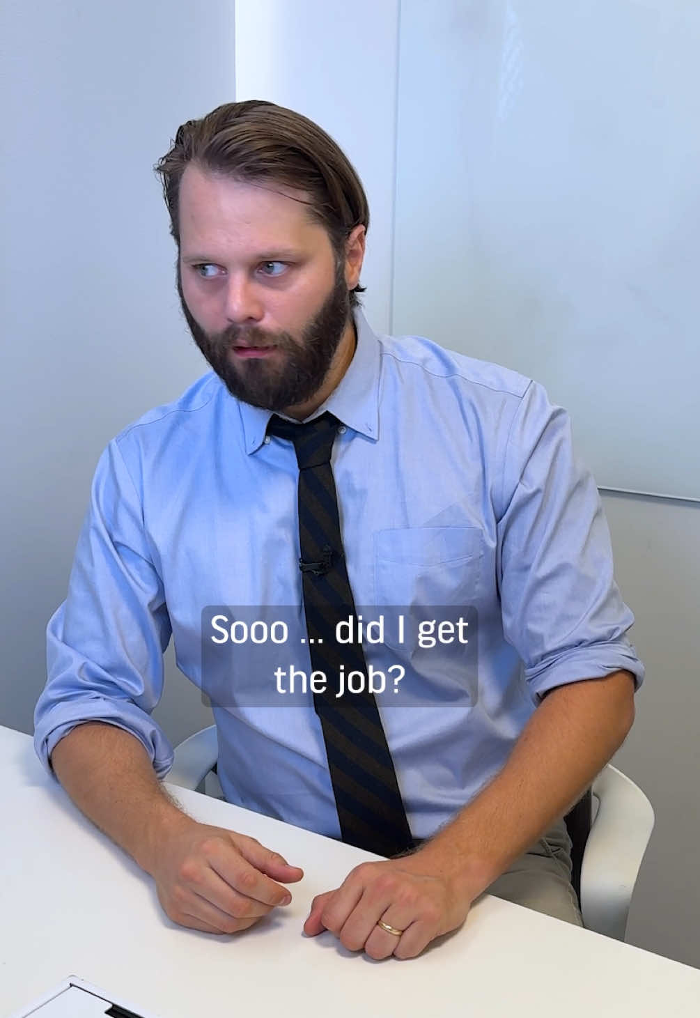 I interviewed for a job at @Harry's today. 