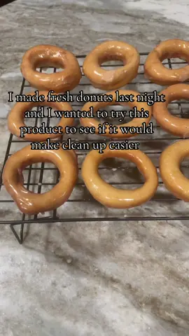 #homemade #donuts #product #easycleanup #CleanTok 