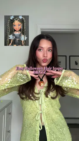 easy halloween brats inspired hairstyle using @Suave.US Max Hold Sculpting Gel & Max Hold Aerosol Spray💁🏻‍♀️ #ad #maxholdcollection #hairinspo #easyhairstyles #hairtutorial #bratz