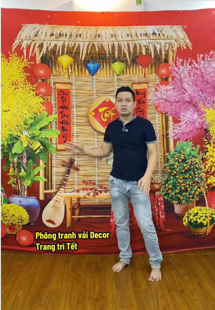 Tranh Tết , Phông tranh vải Decor trang trí Tết , có nhiều mẫu và size lựa chọn [ P304 ] #_longmet8  #tranhtet  #phongnentrangtritet  #decortet 