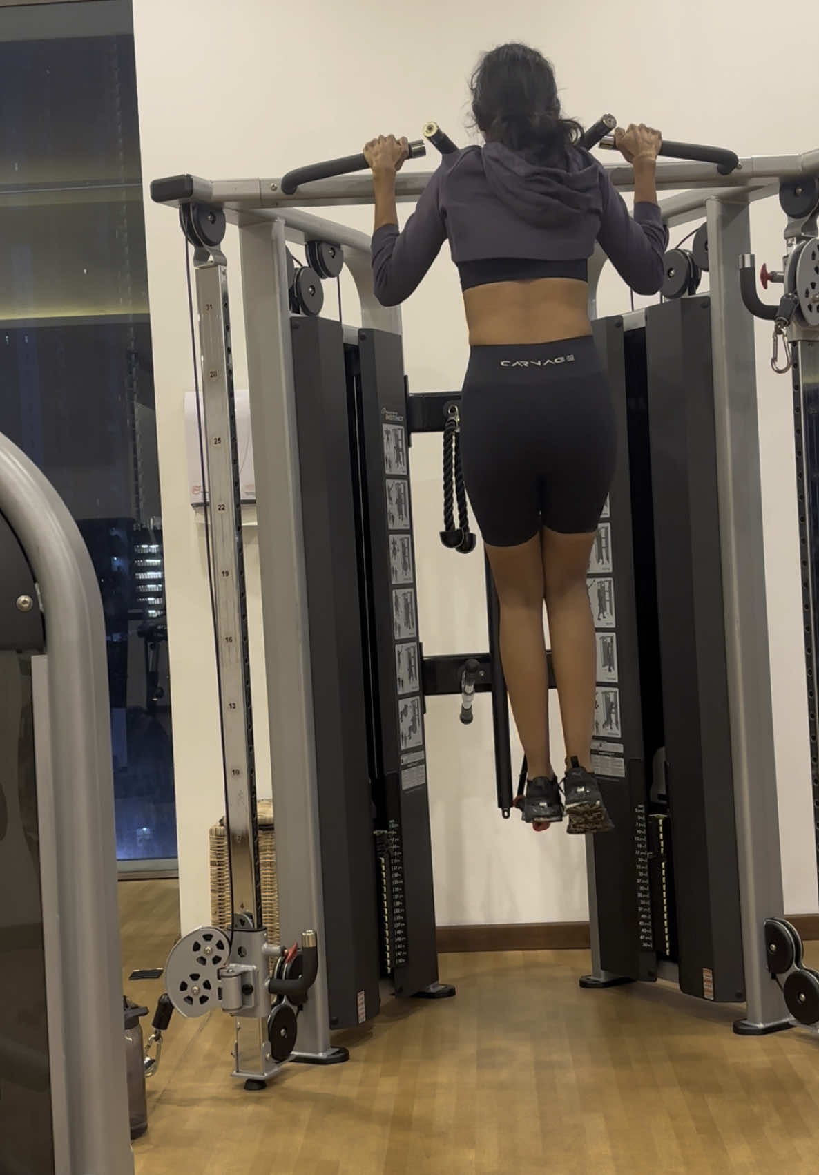 Pull-ups used to humble me, now we’re friends. #Fitness #srilanka #girl #viral #viraltiktok #fit 