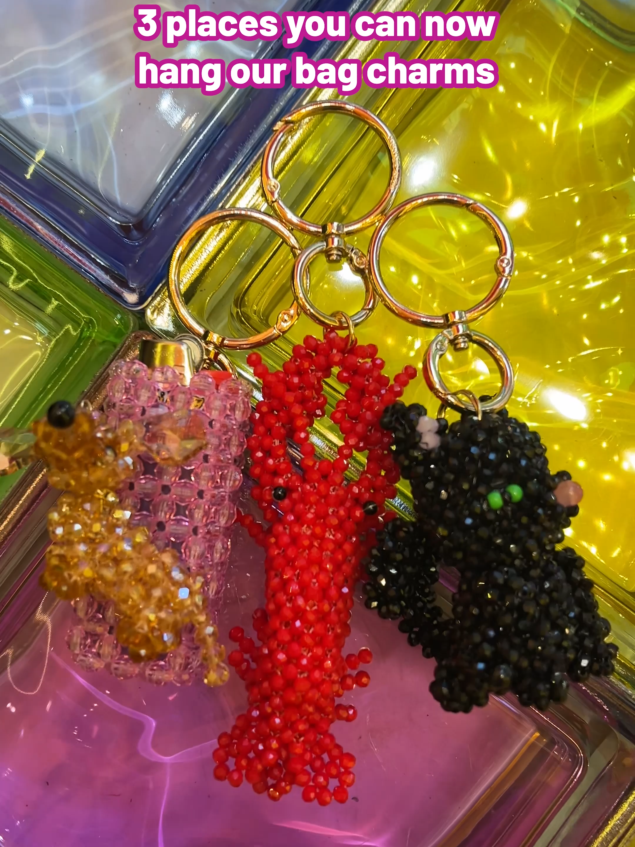 If you see the Black Cat Bag Charm mistletoe you must scratch the next person you see, i don't make the rules #bagcharm