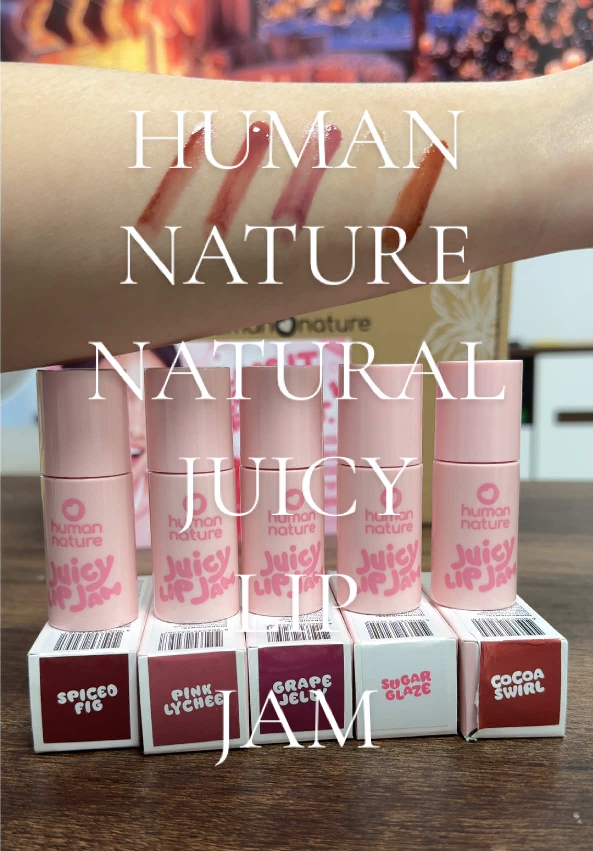 Newest Natural Juicy lip jam with 5 crave worthy shades! @Human Heart Nature  #humannature #juicylipjam #lipcare #lipgloss #humannatureph 