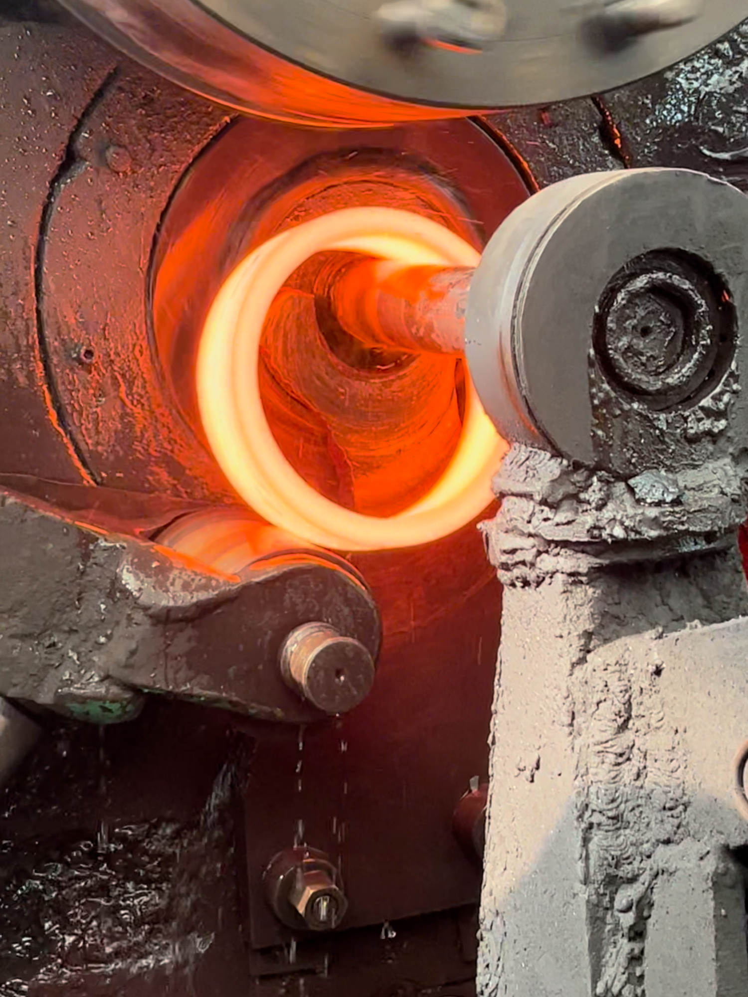 Inside the factory Forging Perfection Under Heat – Bearing Ring Manufacturing  #process #forging
