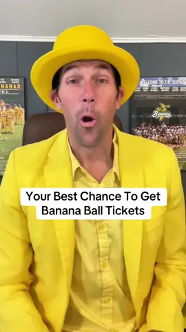May the Banana Ball Odds be ever in your favor! We're drastically expanding the tour for 2026! A million additional fans will see Banana Ball live on this tour! We are continuing to work to create more opportunities for as many fans as possible to catch a Banana Ball show. P.S. Only two more days to join the Banana Ball lottery at Bananaball.com and we strongly advise not to get tickets on the secondary market…many of those are fake tickets or speculative tickets. 