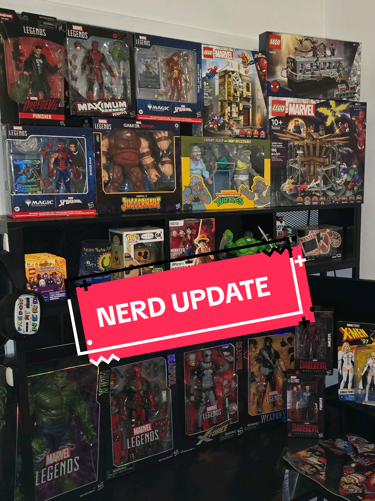 NEED UPDATE!   new room, new toys, lots of new stuff!! lol.  #toys #collection #update #nerd #marvellegends 