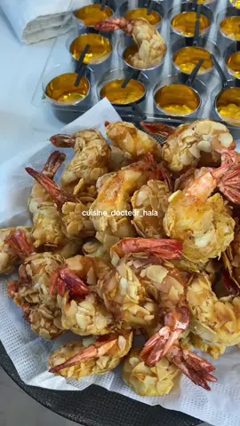 Recette crevettes pannées aux amandes 