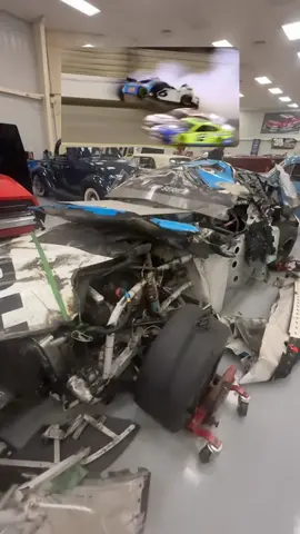 Ryan Newman keeps the car he crashed at Daytona as a trophy, and as a reminder that racing is dangerous. How he walked out of the hospital with his kids two days later is a testament to the safety advancements NASCAR has made over the years. 🎥: TikTok/ gsr_gsr_gsr_gsr #nascar #safety #racing #Tech #cars 