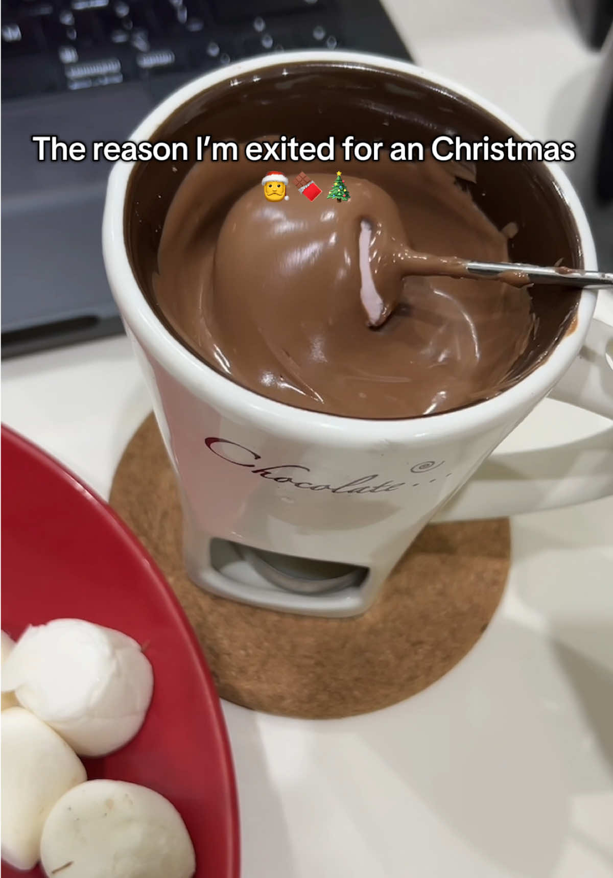 What about you ? Tell me why you guys are exiting for an Christmas.🎅🍫 #winter #fyp #fondue #christmas #festivenights  