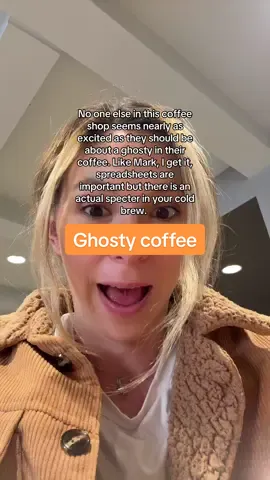 I named him Steve.  #halloween #coffeetok #coffeeshop 