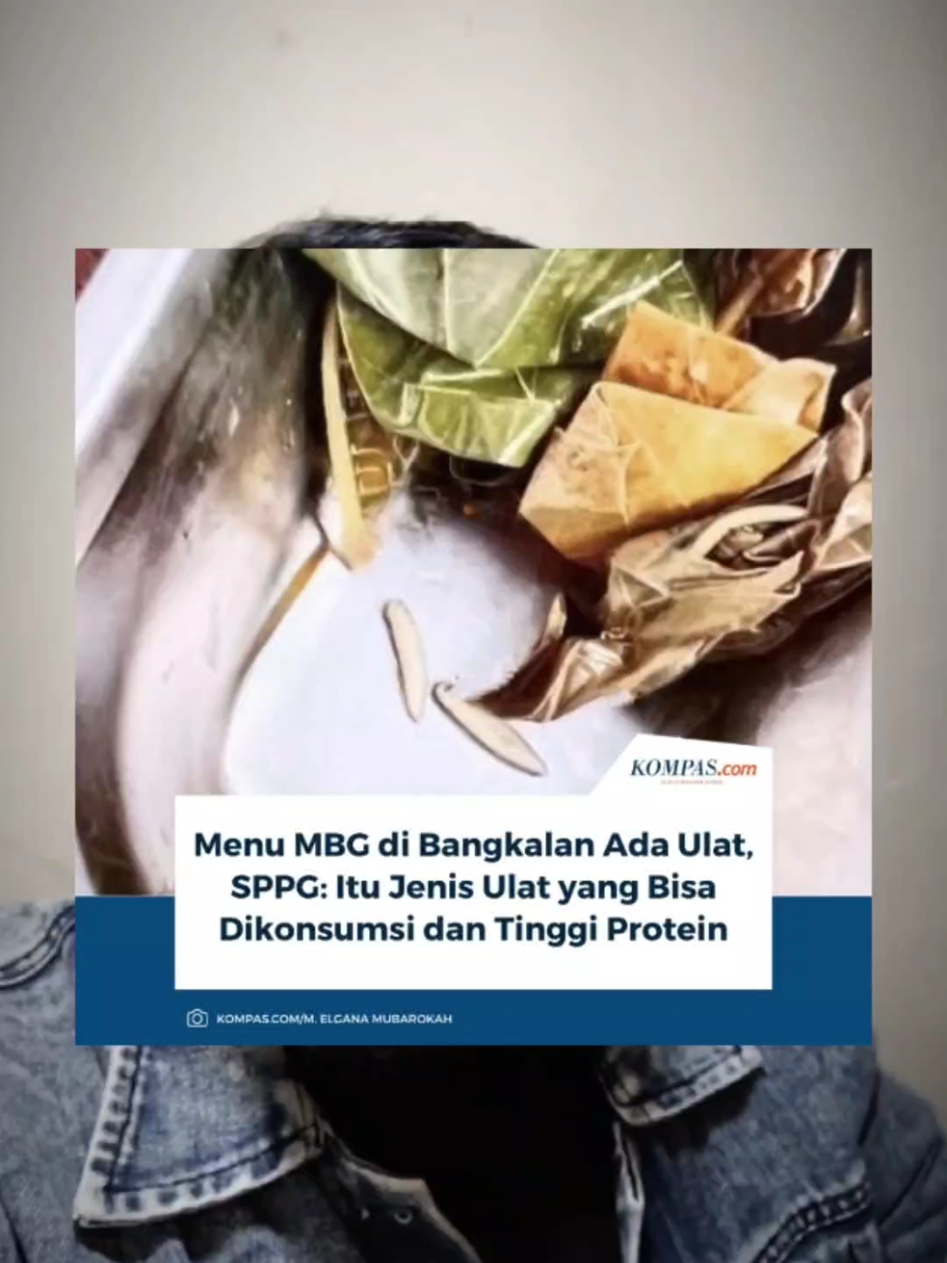 Makan Bergizi Gratis (MBG) di Kecamatan Kamal, Bangkalan, Jatim terkontaminasi ulat sayur. Namun, pihak SPPG menilai jenis ulat tersebut bisa dikonsumsi dan tinggi protein. #MBG #kamalbangkalan #bangkalanmadura #jawatimur #beritaviral 