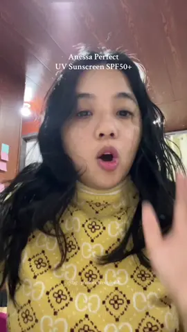 Protect your glow ✨ Anessa SPF50+ sunscreen, lightweight, no white cast, waterproof ☀️ Linked sa cart icon 💛 #anessasunscreen #tiktokshopph #skincareph #sunscreenreview #glowyskin 