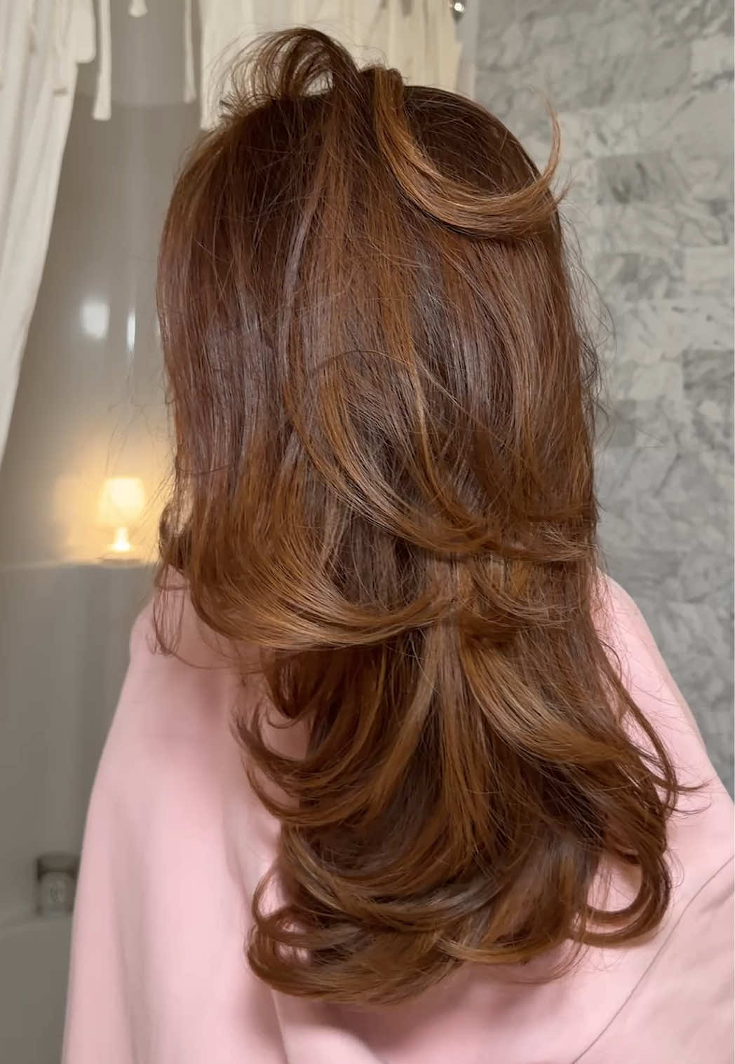 I loved how my blowout turned out !!!! 💓💓💓  #blowout #blowoututorial #hairrollers #hairrollerstutorial 