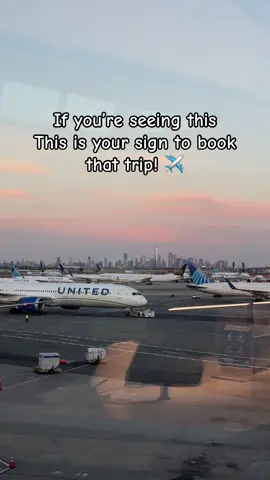 Just do it! Money will come back but you’ll never be this young again ✈️🗽 #travel #ifyoureseeingthis #fyp #bookthetrip #planes @United Airlines 