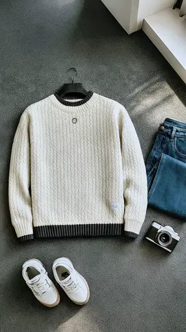 Áo len nam cao cấp phong cách. Phối hoạ tiết đẹp #muadong #reviewquanao #aolen #aolennam #TikTokFashion 