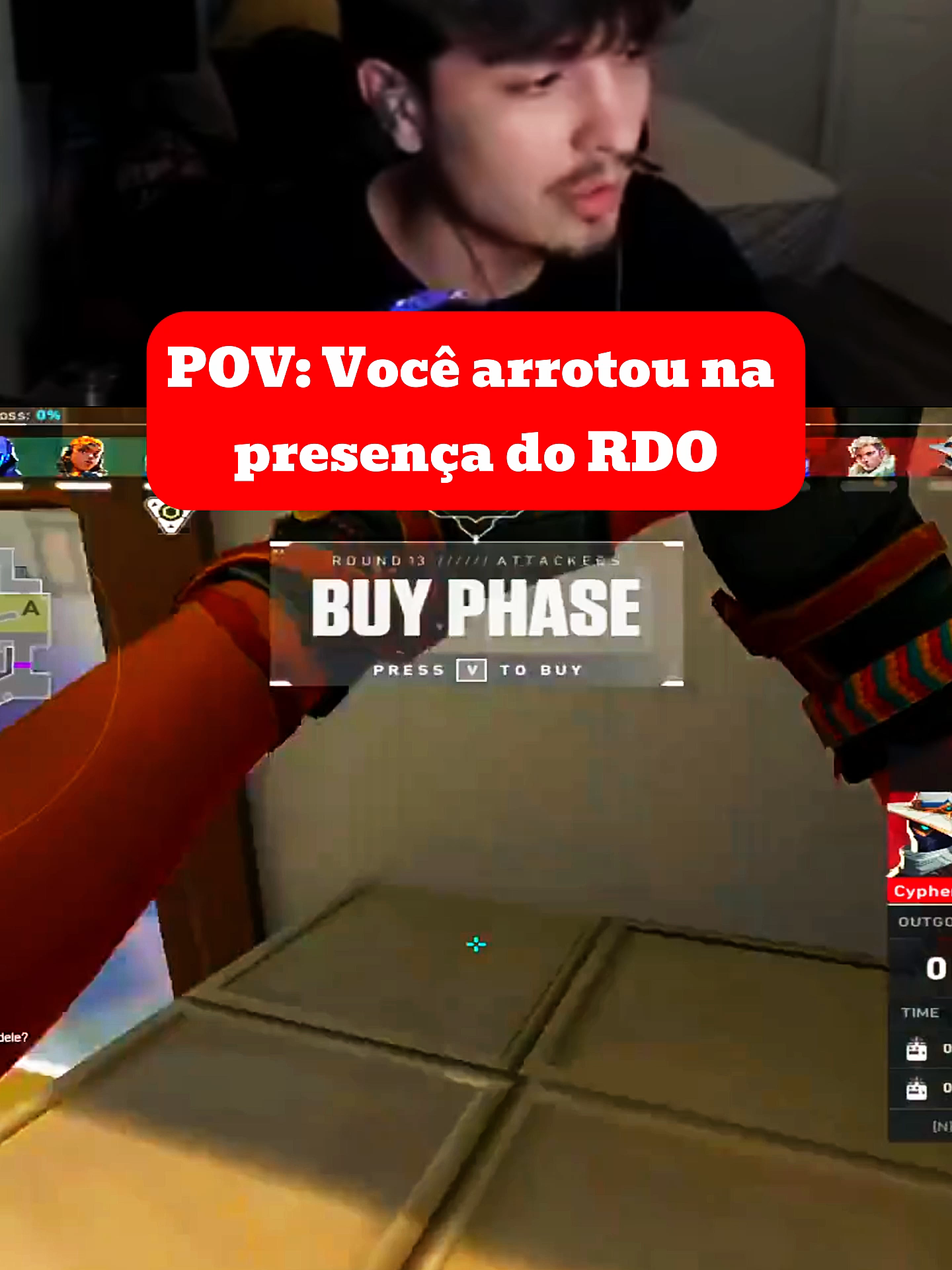 @rdofps perdendo a linha kkkkkkkkk #valorant #valorantbrasil #valorantbr #twitch #engraçado