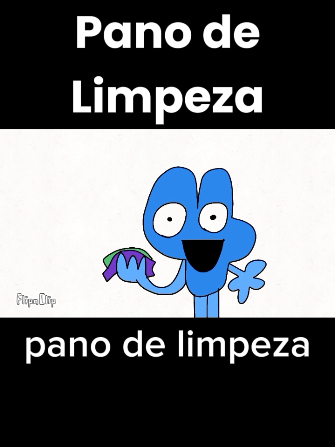 Four e os pano de limpeza | BFDI | #animação #bfdi #objectshow #memes 