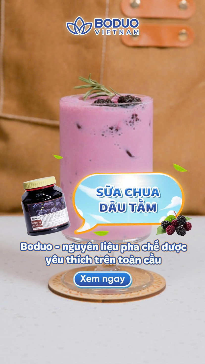 Siêu phẩm đồ uống từ Mứt dâu tằm, trẻ em hay người lớn đều mê tít ^^ #boduo #phachedouong #congthucphache #viral #mutdautam