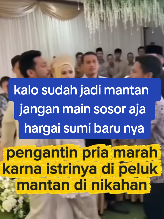 ketika mantan suami datang kepernikahaan..#viralvideos 
