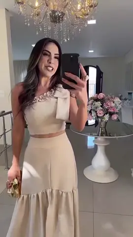 Conjunto Fenda Frontal  Tecido duna linho  Tamanho único vestindo do 38 ao 42 Não encolhe e não é transparente #fyp #moda #fashion #vendasonline 