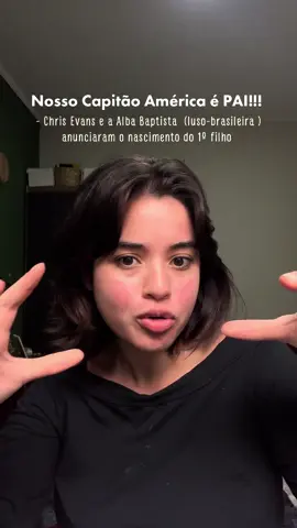 Quero muito saber se a criança vai falar português ou não. #chrisevans #capitaoamerica #gravidez #marvel #nascimento 