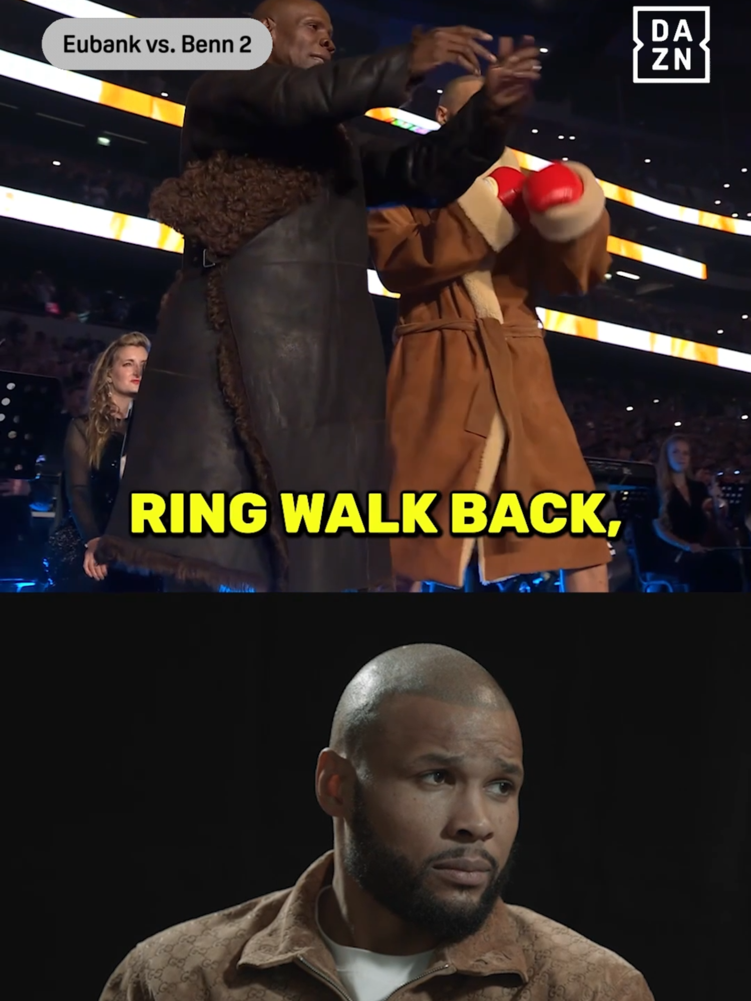 Chris Eubank Jr reminisces about his famous ring walk 🤩 🎟️ Buy #EubankBenn2 NOW at http://DAZN.com | Nov 15 | Live exclusively on DAZN | #UnfinishedBusiness | @ringmagazine 🤳 #fyp #boxing🥊 #dazn #fight