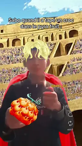 Ça lui a fait tout drôle🤣 #onepiece #onepiecefr #onepiecememe #onepiecememes #sabo 