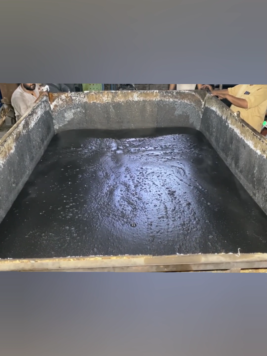 You Won’t Believe How This Black Foam Is Created 😳🖤#factory #technology #viral 