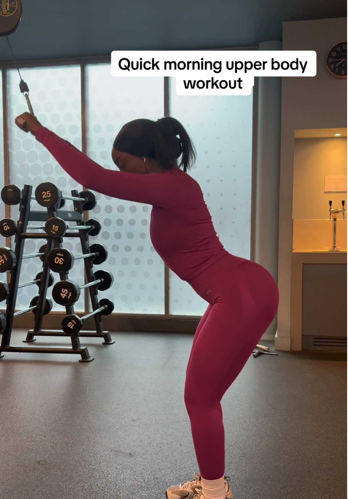 Most of my morning upper body workout! Gym was super busy today…  #GymTok #upperbodyworkout #upperbody #gymgirlsoftiktok 