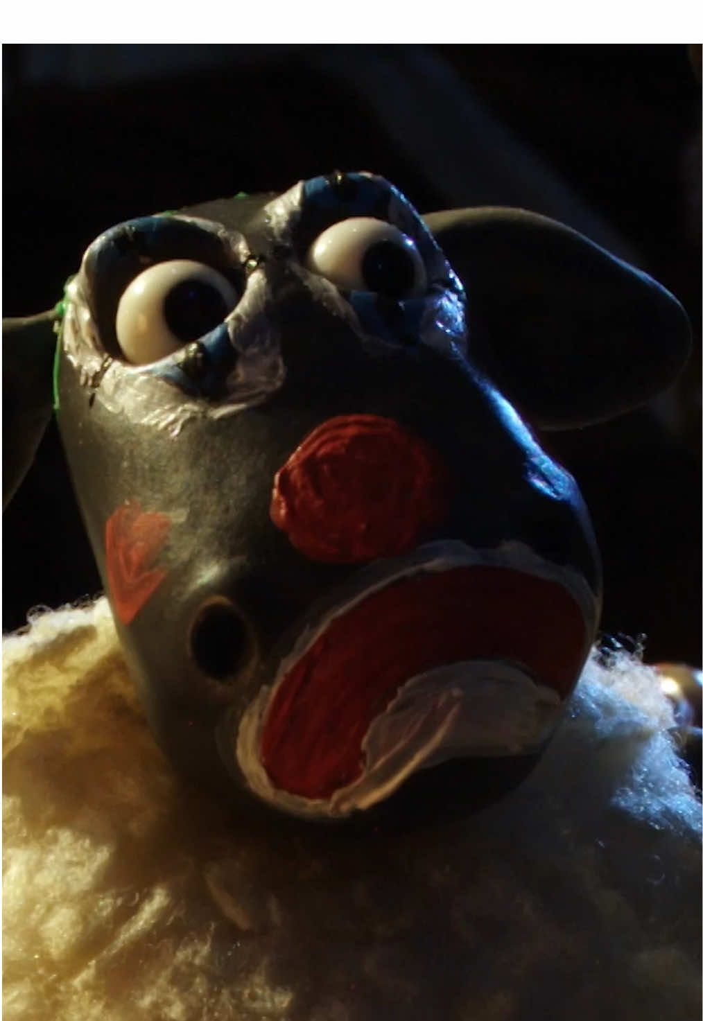 Timmy has better makeup skills than me 🤡  #shaunthesheep #happyhalloween #halloweencostumes #spookyseason #childhoodshows 