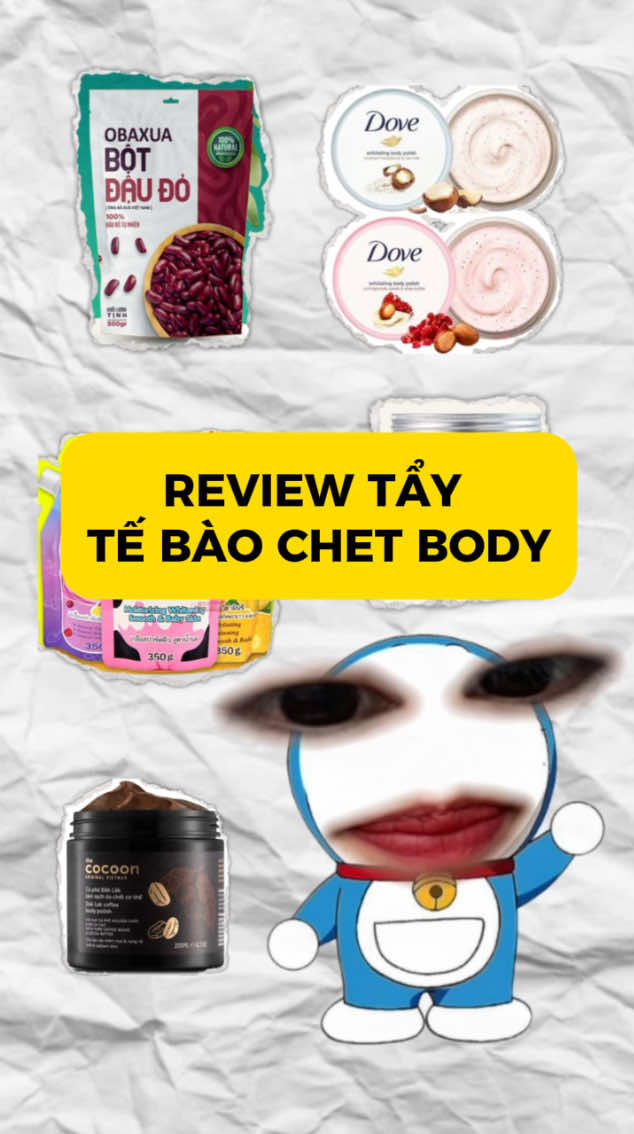 Tẩy ghét body cho các gái yêu  #reviewchanthat #boctransuthat #taytebaochetbody #matmoithattha #01 