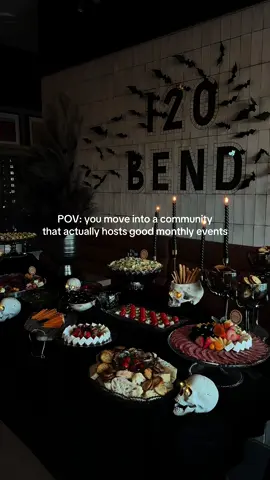 Living my dream job!! @Utah City 🖤🎃  PS…Call 120 Bend and mention “Betsy” for an exclusive resident offer — trust me, you’ll want in. 💫 #utahcity #utah #residentevents #utahcounty #halloweenevent 