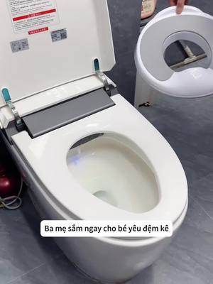 Bệ thu nhỏ bồn cầu cho bé – giải pháp tập đi vệ sinh vừa an toàn vừa tiện lợi